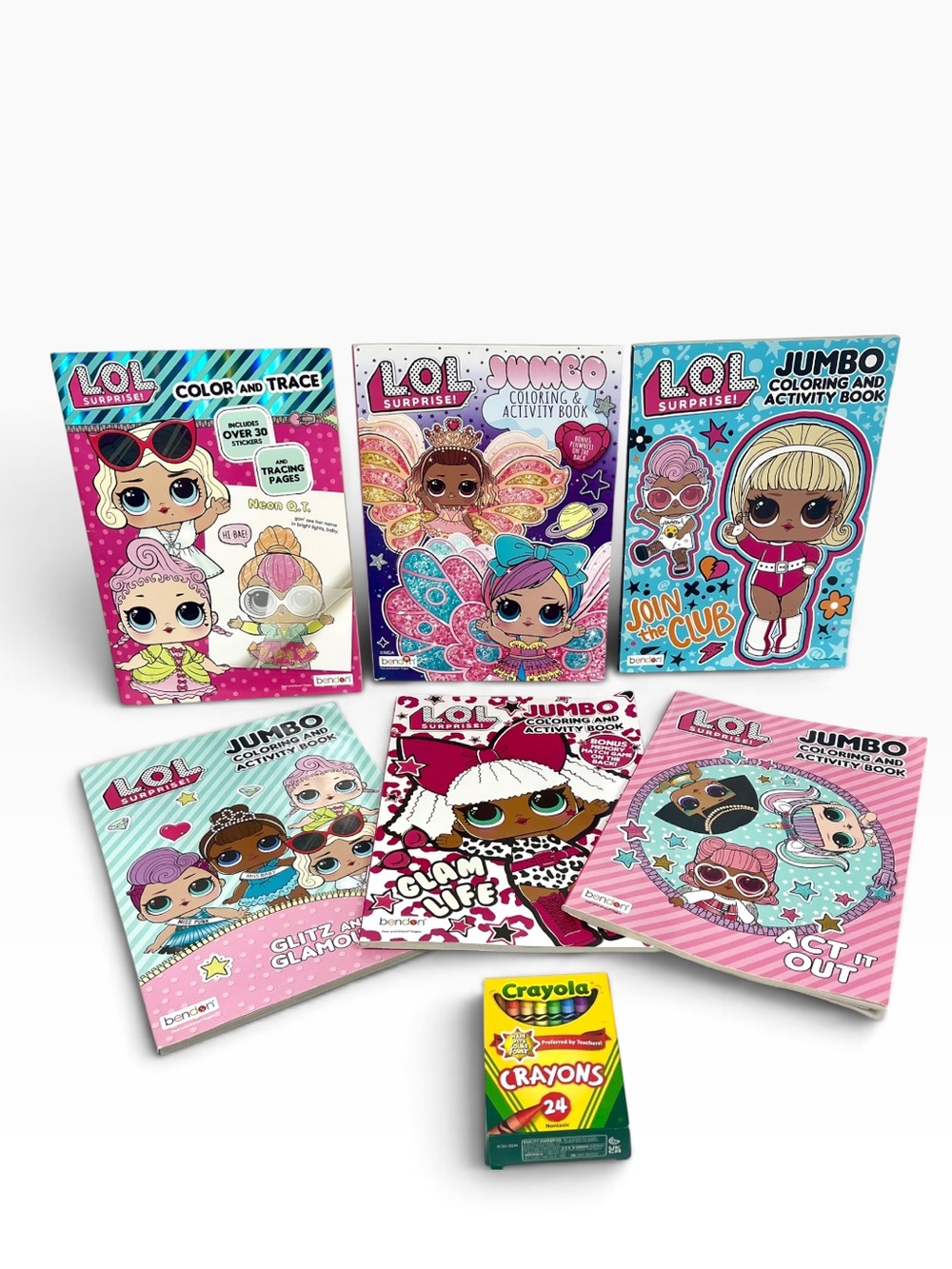 LOL Surprise! Jumbo Coloring & Activity Book Bundle